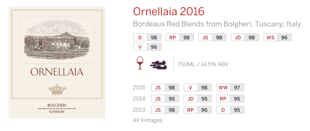 Ornellaia-Bordeaux-Red Blends-Bolgheri-Tuscany-Italy