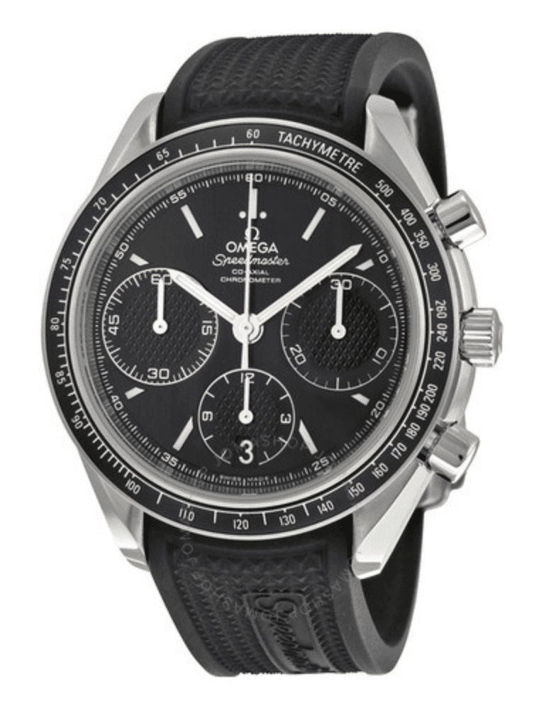OMEGA-Speedmaster-Racing-Automatic-Chronograph-Black-Dial-Stainless-Steel-Men's-Watch