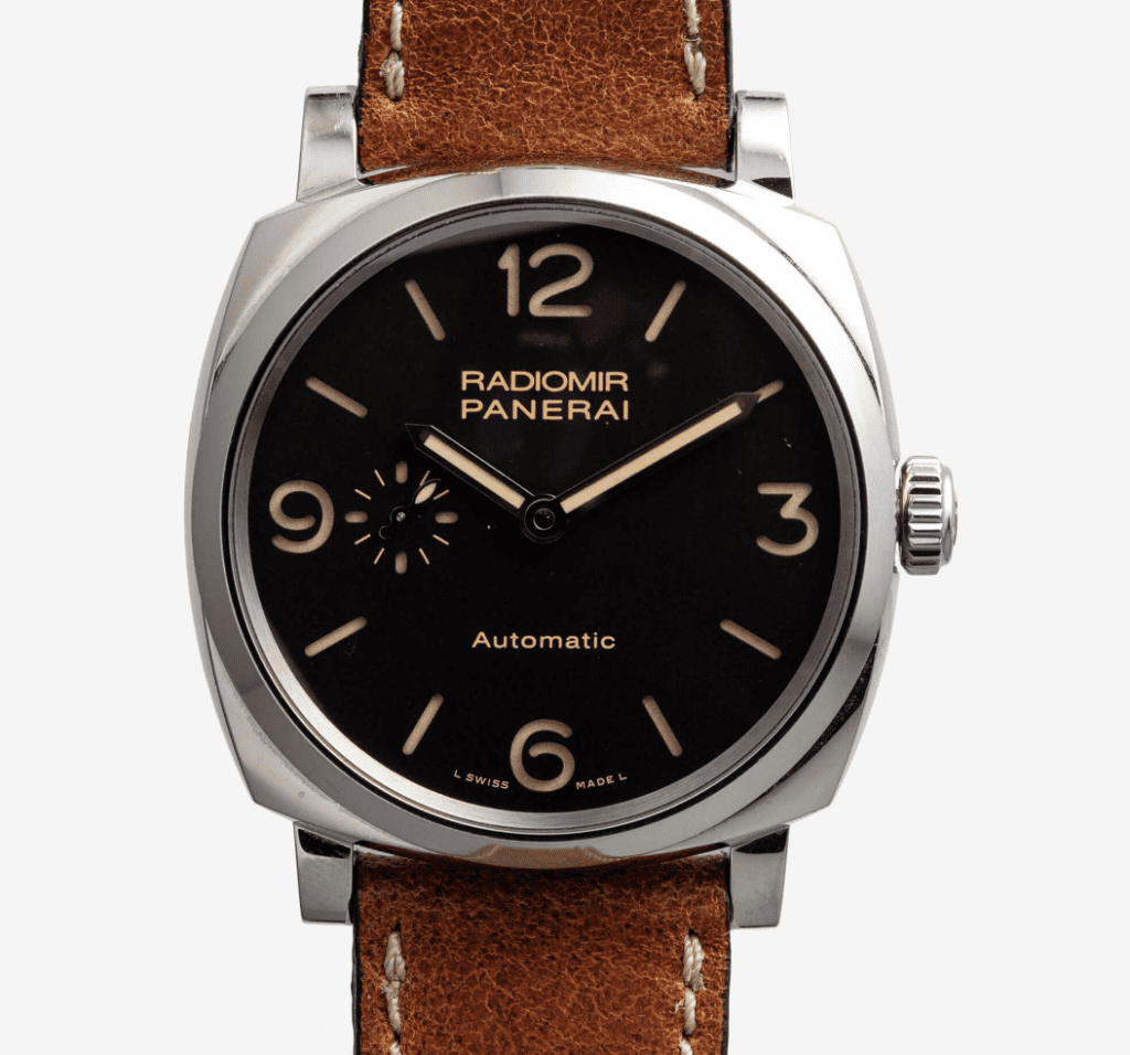 Panerai-Radiomir-Brown-Leather-Mens-Watch