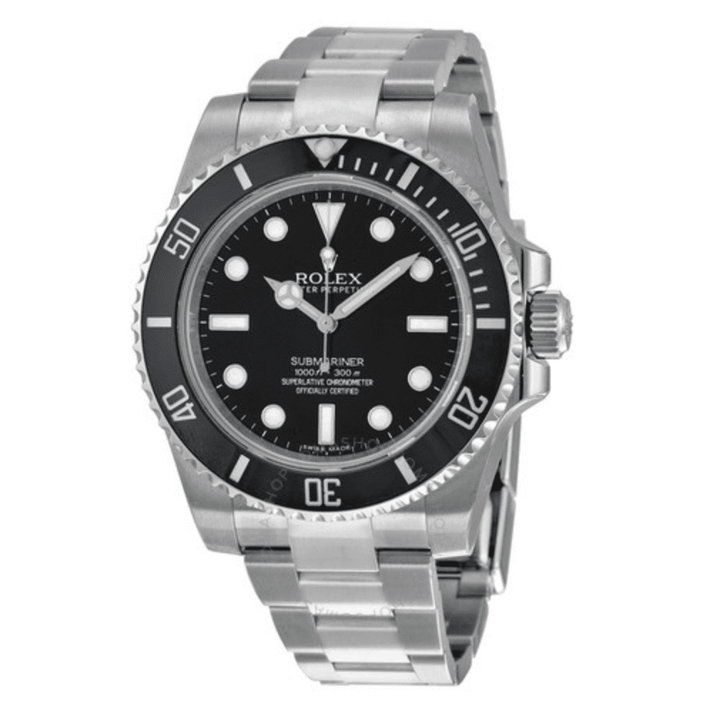 Watches-Submariner-Automatic-Black-Dial-Men's-Watch