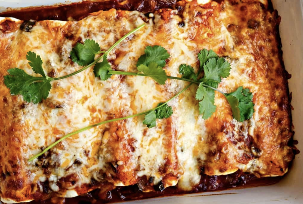 Roasted Poblano and Black Bean Enchiladas Recipe - PB on Life