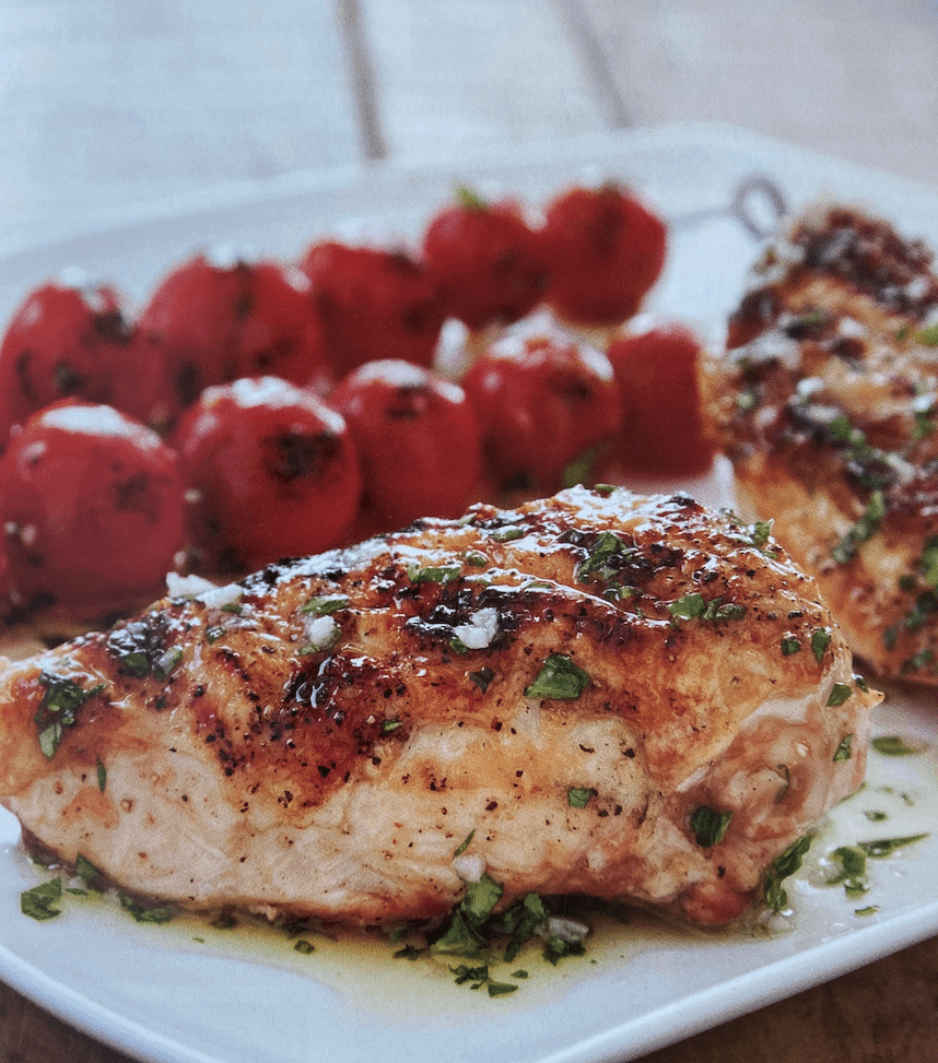 Grilled-Chicken-Breasts -With-Cherry-Tomatoes-Recipe