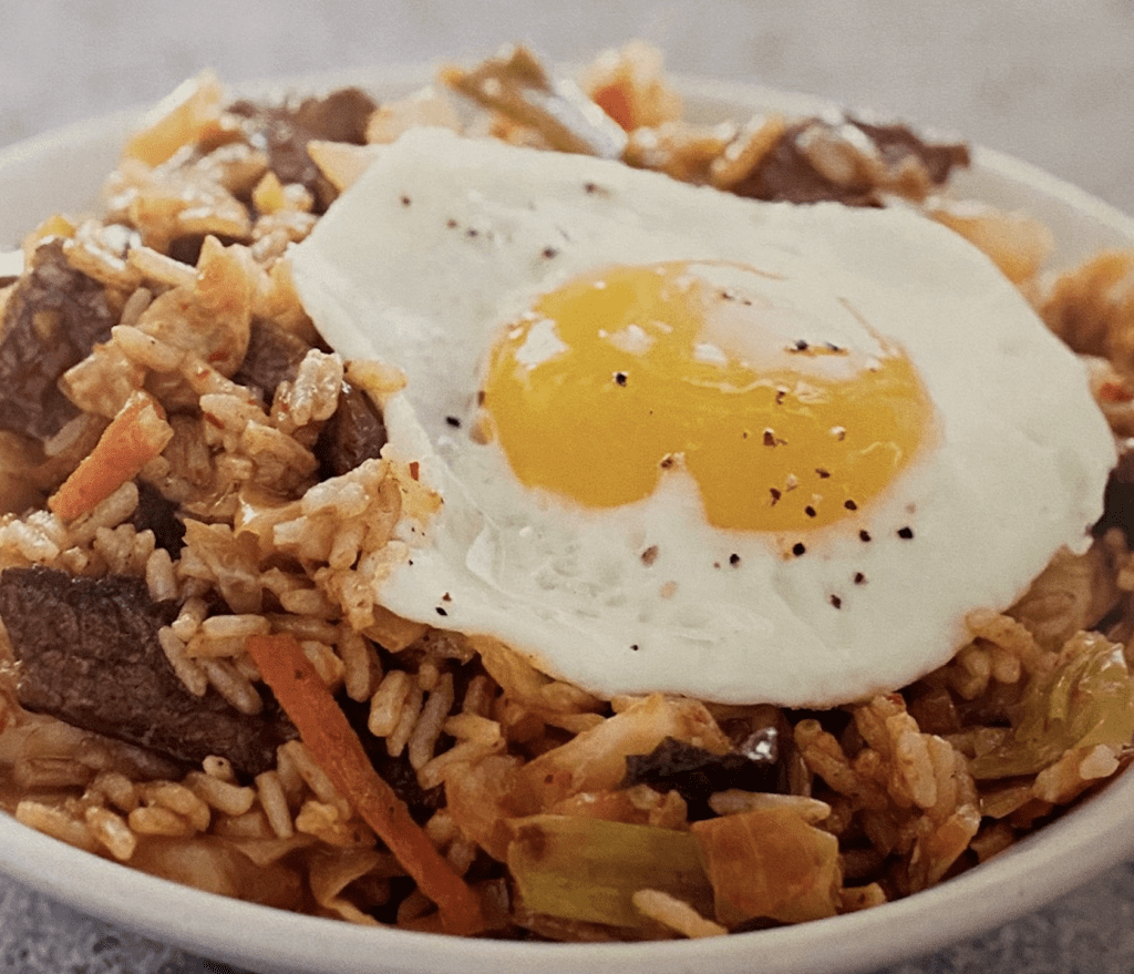 Kimchi-Fried-Rice-with-Beef-Recipe