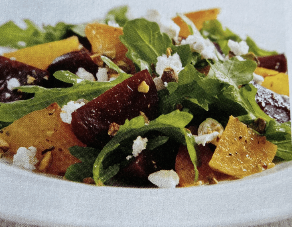 Roasted Beet Salad with Goat Cheese and Pistachios - PB on Life