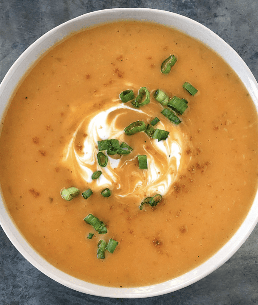 Creamy Sweet Potato Soup - PB on Life