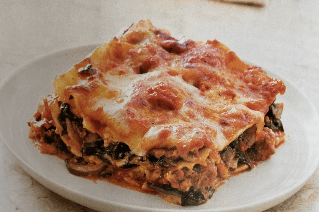 Sausage Lasagna With Spinach - PB on Life