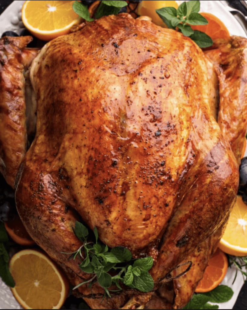 Roast-Turkey-With-Lemon-Parsley- Garlic-Ingredients
