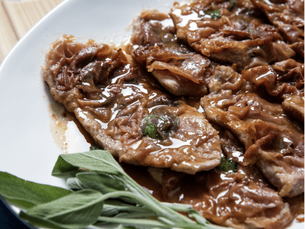 Veal Scaloppine with Sage and Prosciutto PB on Life