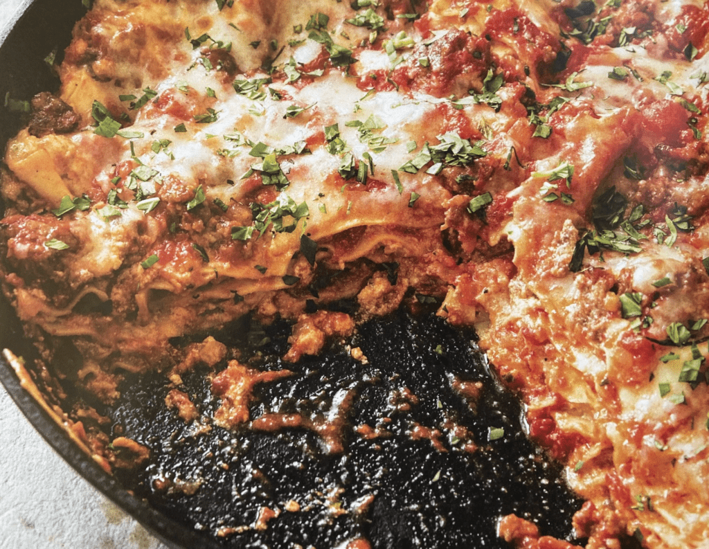 Sausage Lasagna in a Pan