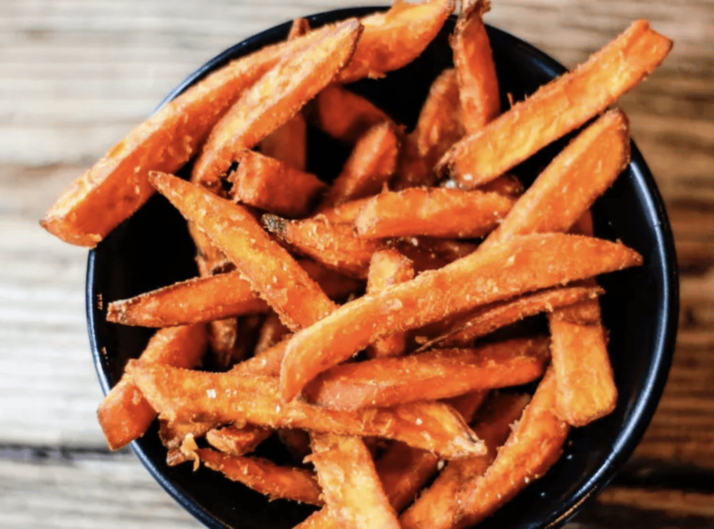 Crispy Fried Sweet Potato Fries PB on Life