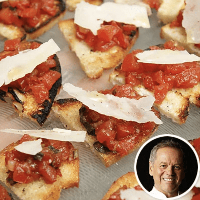 Appetizers-from-Celebrity-Chefs-Wolfgang-Puck’s-Bruschetta