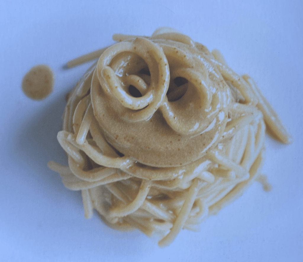 Spaghetti-With-Granola-Crab-Sauce