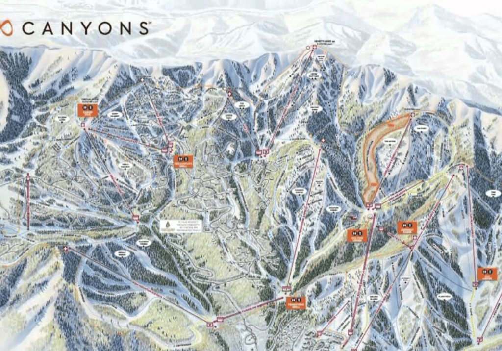 Canyons-Village-Ski-Resort-Wski-Map-Park-City-Utah