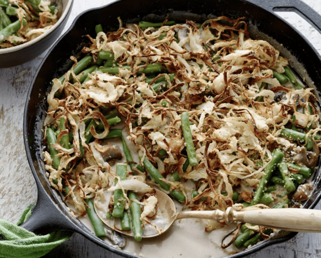America's-Top-Thanksgiving-Side-Dishes-Green-Beans-Onions