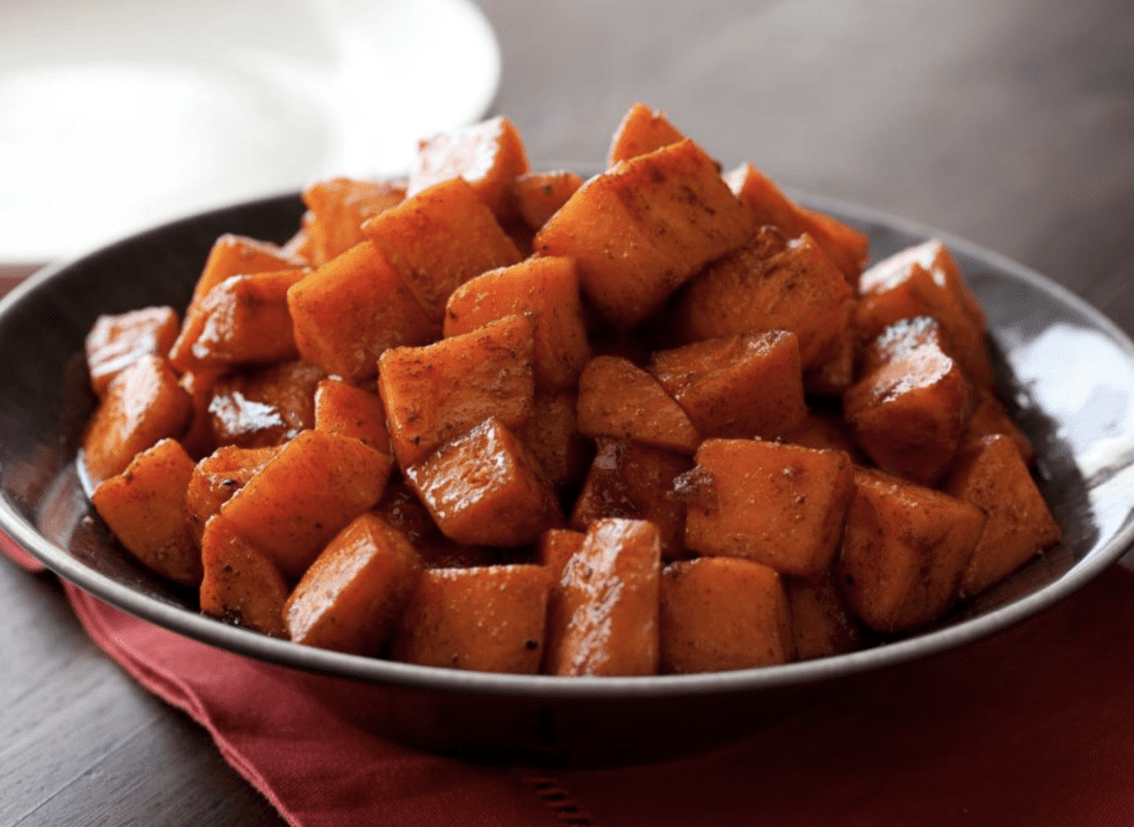 America's-Top-Thanksgiving-Side-Dishes-Roasted-Sweet-Potatoes-Honey-Cinnamon