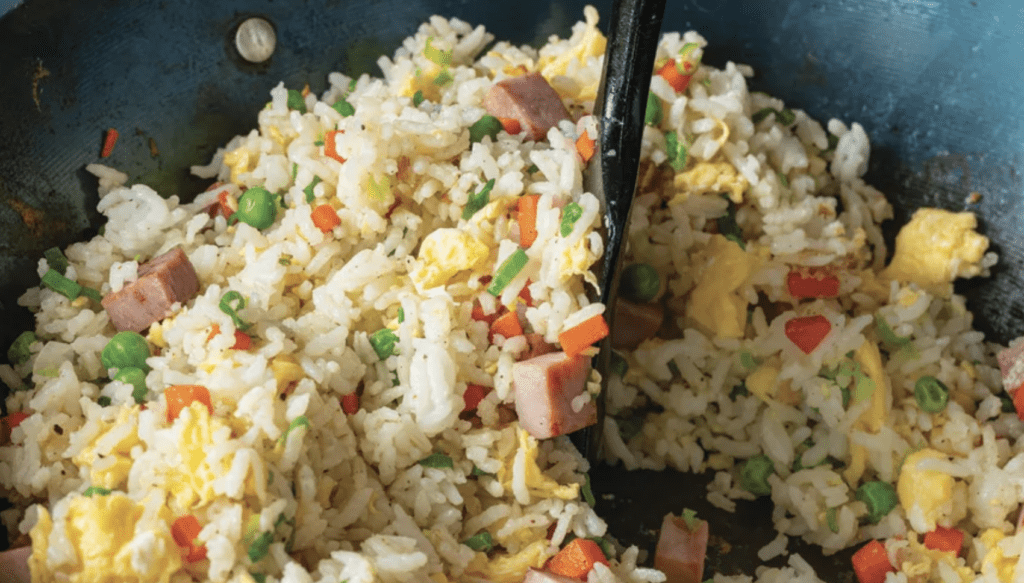 simple-fried-rice-with-scallions-recipe