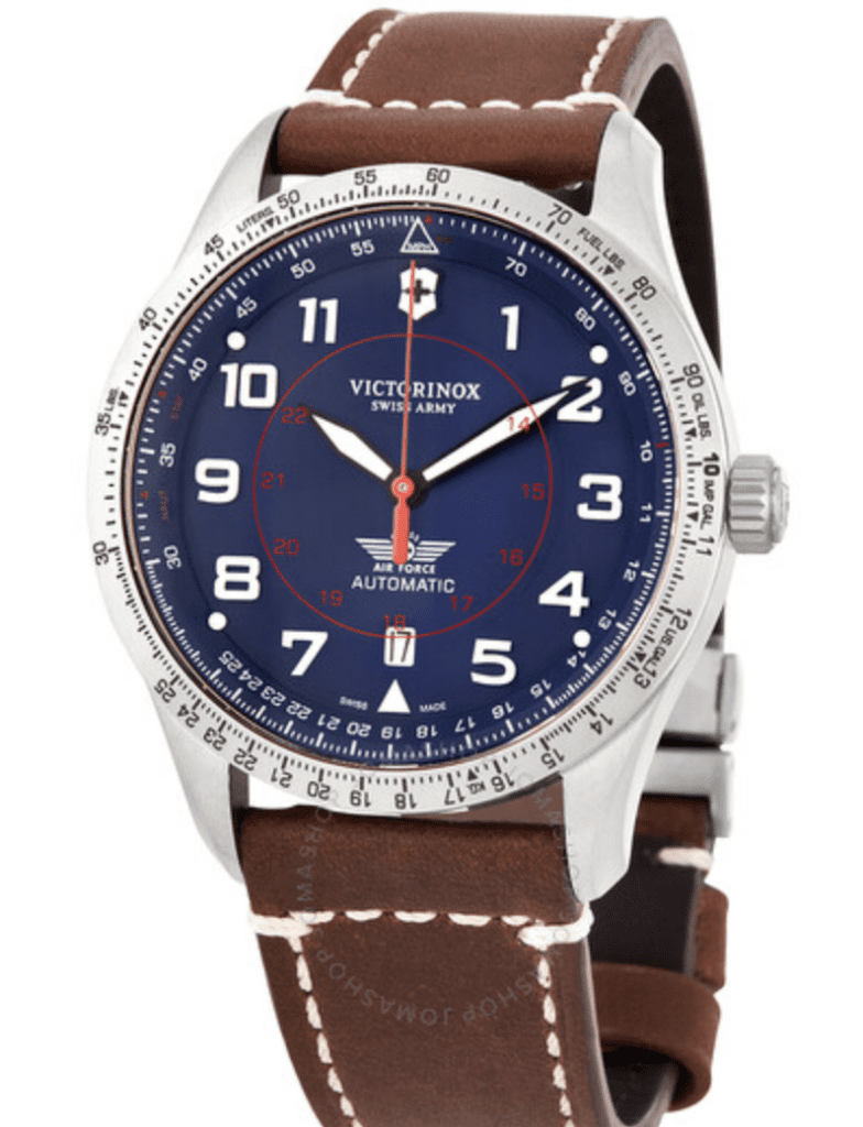 best-watch-picks-for-fathers-day-VICTORINOX-Ariboss-Automatic-Blue-Dial-Men's-Watch
