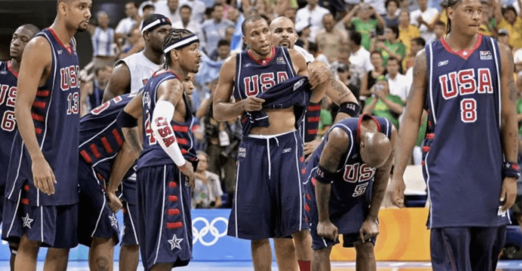 USA-Olympic-Basketball-Team's-Disappointing-Bronze-Medal-at-Athens-2004