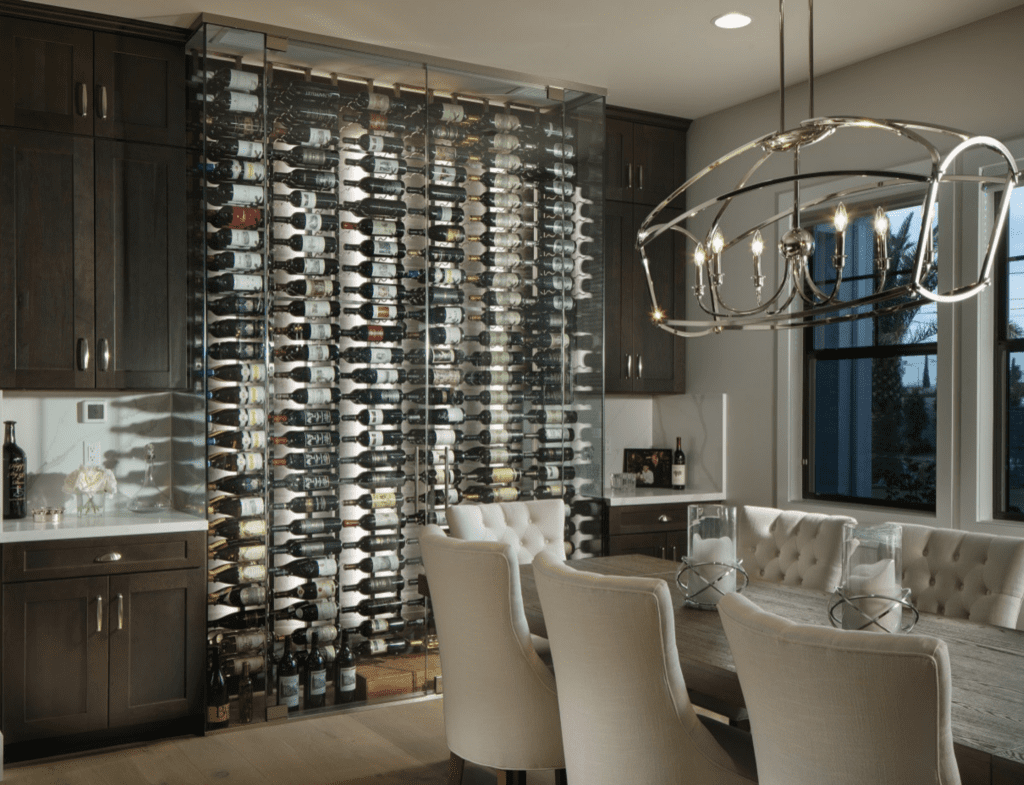 Building-a-Wine-Room-Pick-the-Right-Location-Integrated-in-Dining-Room