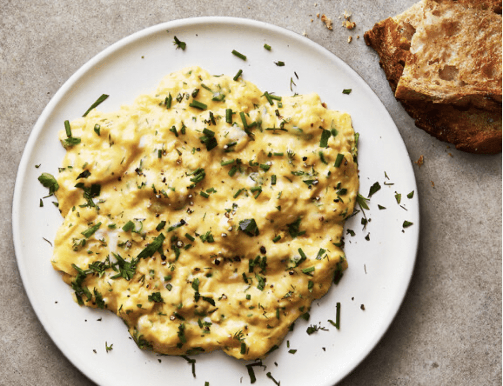 Velvety Scrambled Eggs - PB on Life