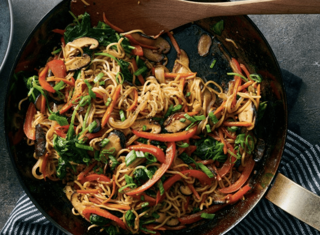 Vegetable Yakisoba Recipe - PB on Life