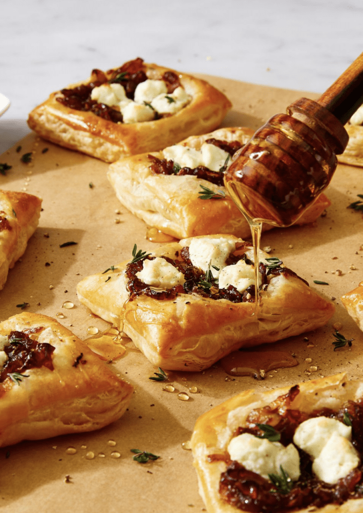 best-appetizers-for-easter-Image-of-Caramelized-Onion-Goat-Cheese-Bites