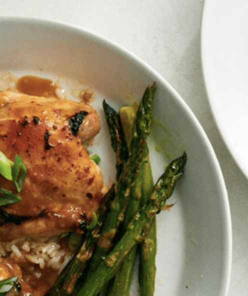 sheet-pan-miso-honey-chicken-asparagus-recipe