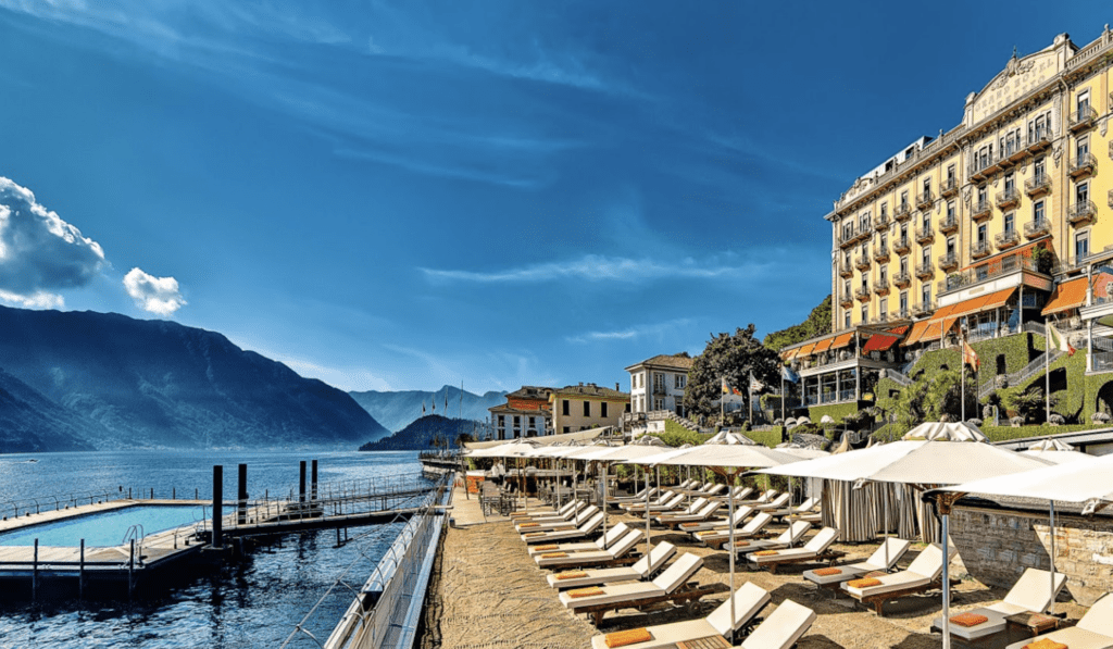 image-of-beach-Grand Hotel-Tremezzo-LAKE-COMO-ITALY