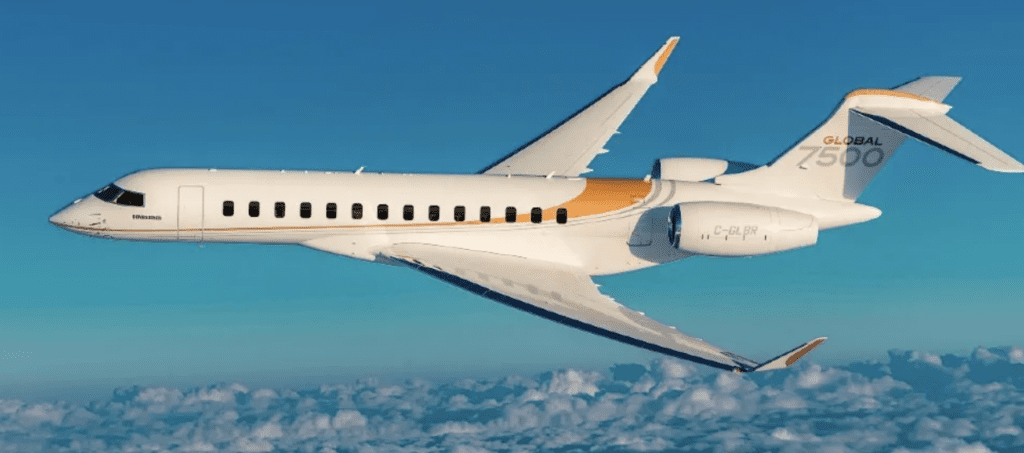 fastest-private-jets-Bombardier-Global-7500-Mach-0.925-710 mph