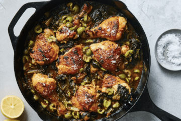 skillet-braised-chicken-with-olives