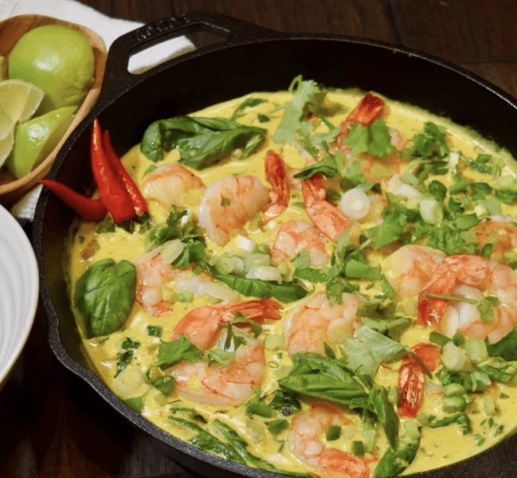 Ginger-Garlic-Shrimp-With-Coconut-Milk-recipe