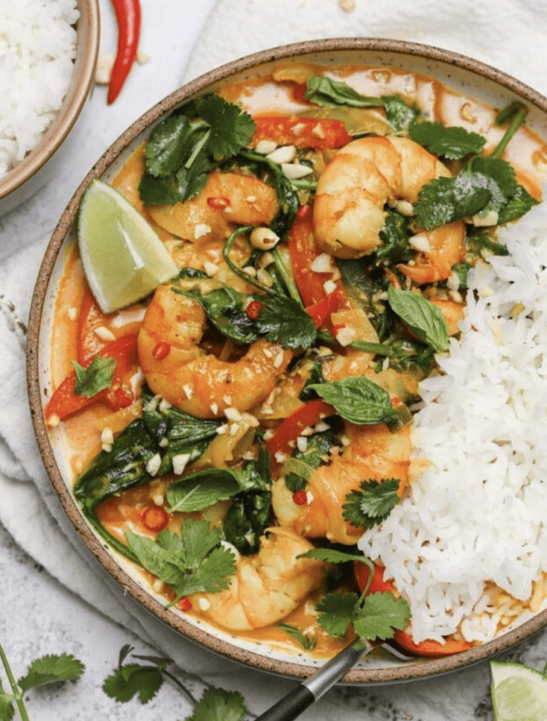 Ginger-Garlic-Shrimp-With-Coconut-Milk-recipe-ingredinets