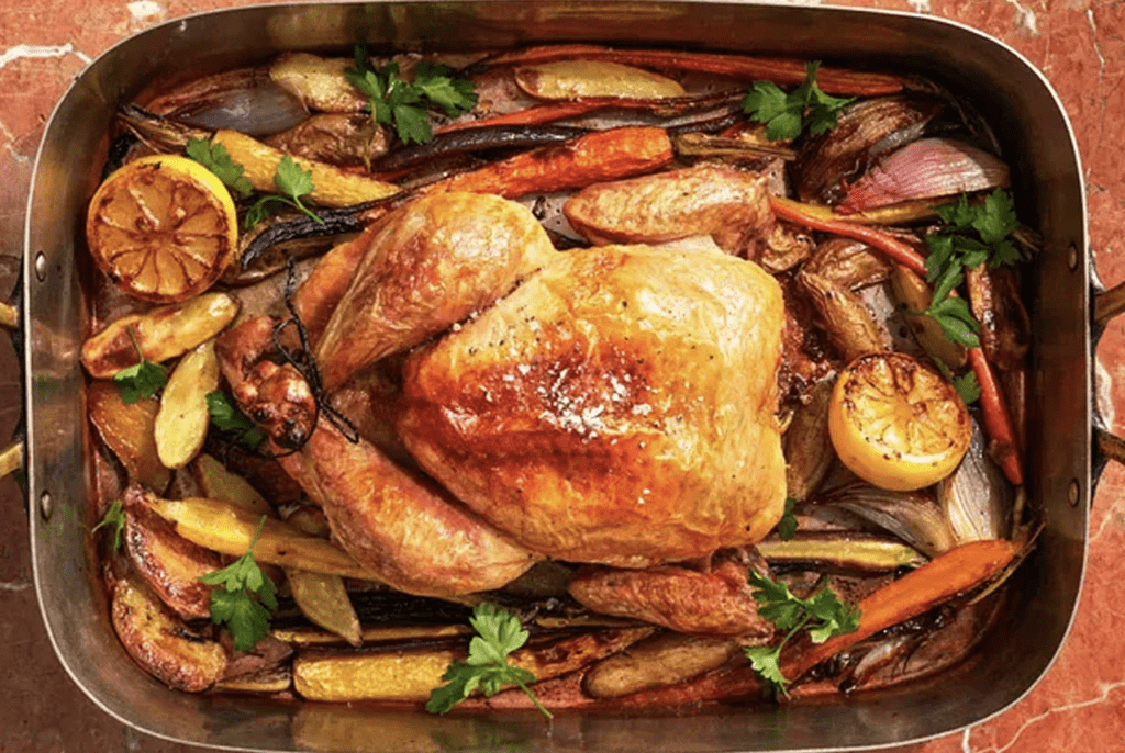 Roast Chicken Vegetables Potatoes