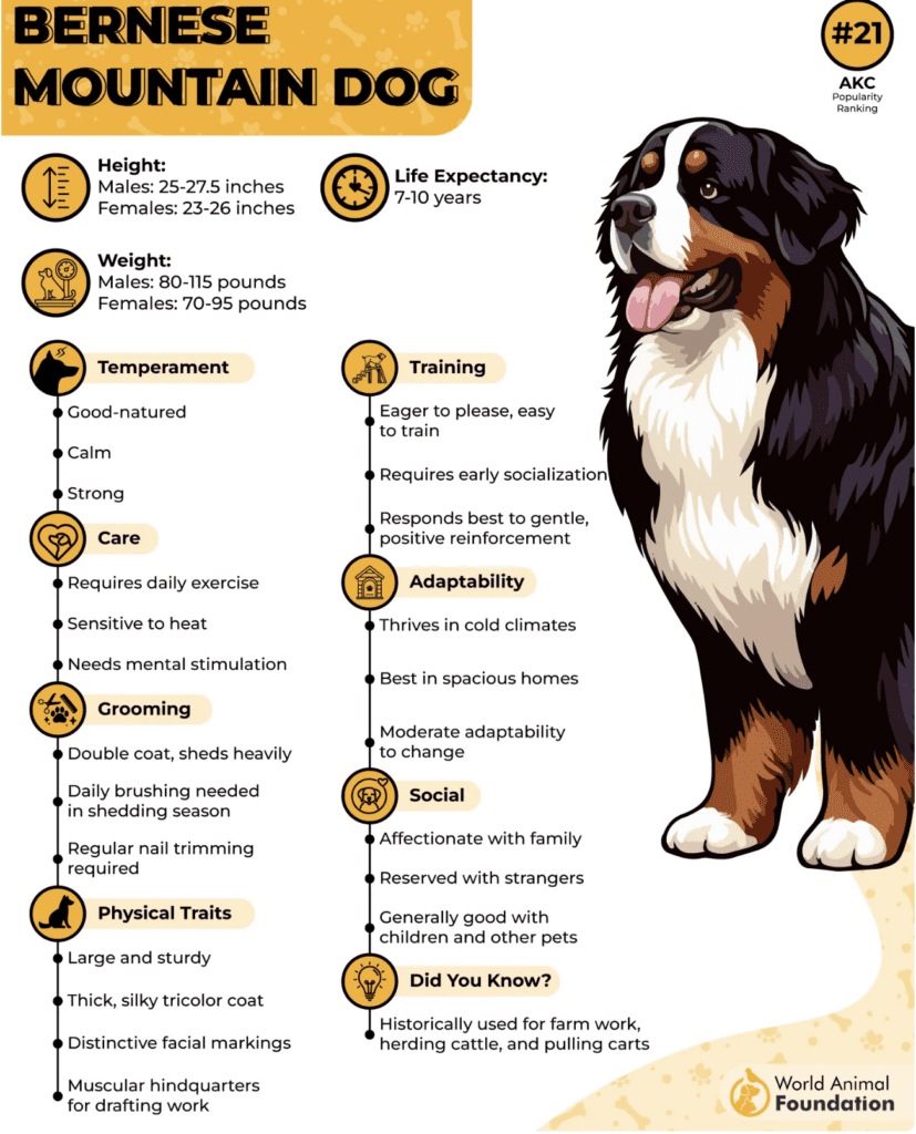 low-maintenance-guard-dogs-Bernese-Mountain-Dog